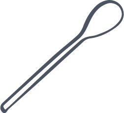 Illustration of a wooden spoon